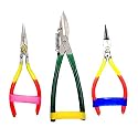 Silk Thread Jewellery Making Pliers and Cutter 3-Pcs. Combo (Pan Super)