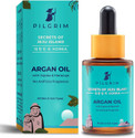 Pilgrim Argan Oil for Healthy Hair, Face, Nails & Skin | Korean Skin Care Products with Jojoba Oil, Maracuja Oil | 100% Safe on All Skin & Hair Types | No Sulphate, Paraben | 30ml (30 ml)