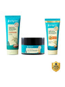Pilgrim Korean Rice Water Facewash, Hydra Glow Moisturizer & Gel Sunscreen Combo