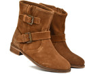 PILLAA Genuine Leather Ankle Boots for Women
