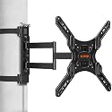 Pillar TV Mount for 26-60" TVs, No Drill Column TV Bracket for Gazebo Patio