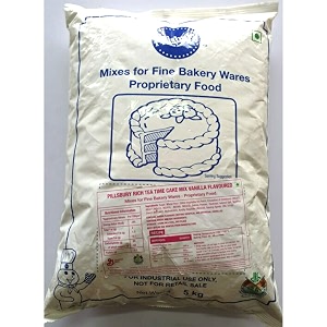 pillsbury eggless cake premix powder all purpose veg cake mix for baking cake pastry - pillsbury vanilla 5 kg pack of 1