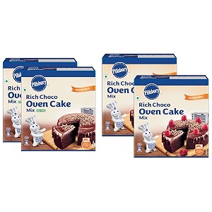 pillsbury oven cake mix- moist supreme rich choco - 285g x pack of 2 570g and pillsbury oven cake mix moist supreme rich choco egg free preparation 270 g x pack of 2 540 g