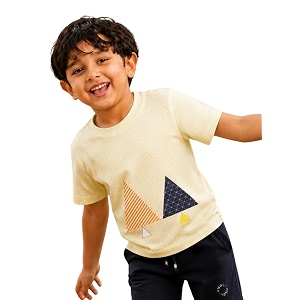 Pilolo Kids Soft Cotton Lycra Pocket T-Shirt