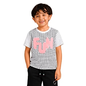 Pilolo Kids Soft Cotton Lycra Pocket T-Shirt