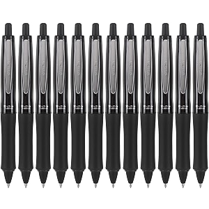 pilot dr grip fullblack refillable amp retractable ballpoint pens medium po