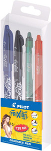 pilot frixion pen combo blueblackredgreen roller ball pen