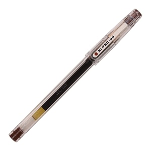 Pilot Gel Ballpoint Pen HI-Tec 05 Brown