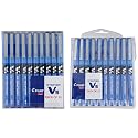Pilot V5 Roller Ball Pen Pack of 20 (Blue Ink) V5 Roller Ball Pen Pack of 10 (Blue Ink)