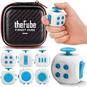 PILPOC theFube Fidget Cube Infinity Cube for Adults &amp; Kids,(Pearl-Sapphire)