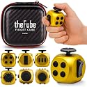 PILPOC theFube Fidget Cube Stress Relief for Adults &amp; Kids (Midnight Aurum)