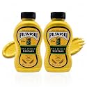 Pilsudski Dill Pickle Mustard, All Natural, Gluten Free, Vegan &amp; Kosher, 12oz Squeeze Bottle (2 Pack)