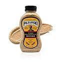 Pilsudski Polish Style Mustard with Horseradish, All Natural, Vegan, 12oz Squeeze Bottle