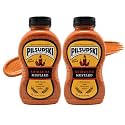 Pilsudski Sriracha Mustard, All Natural, Gluten Free, Vegan &amp; Kosher, 12oz Squeeze Bottle (2 Pack)