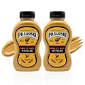 Pilsudski Sweet Hot Mustard with Honey, Gluten Free &amp; Kosher, 12oz Jar Squeeze Bottle (2 Pack)