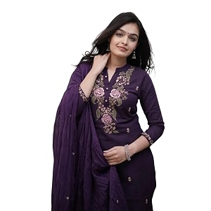 piludi Embroidered Designer Kurta Set for Women