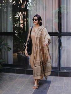PILUDI HOUSE Solid Kurta Salwar Dupatta