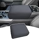 PIMCAR Center Console Cover for 2021-2025 2026 Ford F150 Middle Armrest Cusion Protector Anti Scratch Nylon Cover Interior Accessories(Bucket Seat Only)