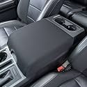 PIMCAR Center Console Cover for Ford 2015-2020 F150, 2017-2022 F250 F350 F450, 2018-2024 Expedition Interior Accessories Soft Cozy Nylon Armrest Cover Protector (Bucket Seat Only)