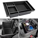 PIMCAR Center Console Organizer for Chevy Silverado &amp; GMC Sierra Black Trim