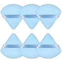 Pimoys 6 Pcs Powder Puff Triangle Makeup Sponge, Blue