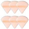 Pimoys 6 Pcs Powder Puffs, Triangle Makeup Sponge (Flesh)