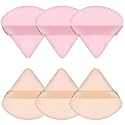 Pimoys 6 Pcs Powder Puffs, Triangle Makeup Sponge Makeup Tool