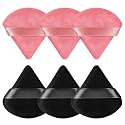 Pimoys Powder Puffs, 6 Pack Triangle Makeup Sponge