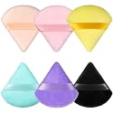 Pimoys Triangle Powder Puffs, 6 Pack Soft Makeup Sponges for Face