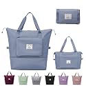 Oxford Cloth Large Capacity Folding Travel Bag,Dry&Wet Separation Multifunctional Sports Shoulder Bag,Foldable Travel Duffel Bag,Travel Lightweight Waterproof Carry Luggage Bag,Blue,,22 Cm