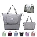 Oxford Cloth Large Capacity Folding Travel Bag,Dry&Wet Separation Multifunctional Sports Shoulder Bag,Foldable Travel Duffel Bag,Travel Lightweight Waterproof Carry Luggage Bag,Grey,,22 Cm