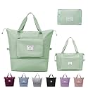 Oxford Cloth Large Capacity Folding Travel Duffel, Dry&amp;Wet Separation Multifunctional Sports Shoulder Bag, Green, Large, 22 Cm
