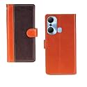 Pinaaki Enterprises Infinix Hot 12 Pro Flip Case with Card Pockets Complete Protection Flip Cover for Infinix Hot 12 Pro - Camel and Coffee
