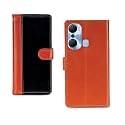 Pinaaki Enterprises Infinix Hot 12 Pro Flip Case with Card Pockets Complete Protection Flip Cover for Infinix Hot 12 Pro - Camel and Black