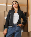 PINACOLADA Full Sleeve Colorblock Women Denim Jacket
