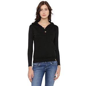 PINACOLADA Full Sleeve Solid Womens Sweatshirt