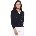 PINACOLADA Spread Collar Navy Blue Solid Stylish