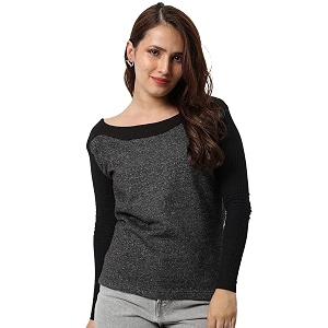 PINACOLADA Womens Double Striped Hoodie with Ribbed