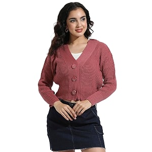 PINACOLADA Womens Geometric-Textured Pullover Sweater for Casual