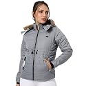 PINACOLADA Women39s Puffer Regular Fit Bomber Jacket