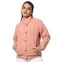 PINACOLADA Women39s Puffer Regular Fit Bomber Jacket