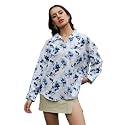 PINACOLADA Women39s Solid Oversized Shirt for Casual