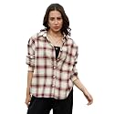 PINACOLADA Women39s Solid Oversized Shirt for Casual