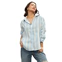 PINACOLADA Women39s Solid Oversized Shirt for Casual