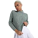 PINACOLADA Women39s Solid Ribbed Cropped CardiganFor Casual