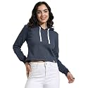 PINACOLADA Women39s Typographic Print Hoodie with Ribbed