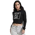 PINACOLADA Women39s Typographic Print Hoodie with Ribbed