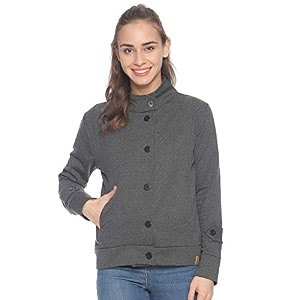 PINACOLADA Women Charcoal Grey Regular Fit Casual