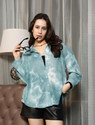 PINACOLADA Women DyedOmbre Casual Blue Shirt