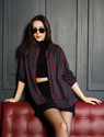 PINACOLADA Women Striped Casual Multicolor Shirt